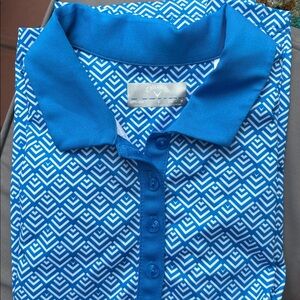 Callaway Geometric Polo Shirt S great for golf opti dri